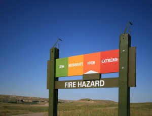 Fire Hazard Sign